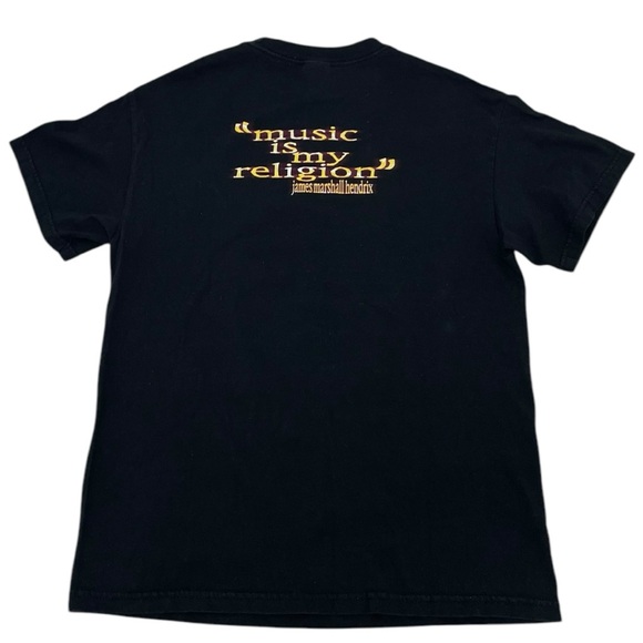 Vintage 2002 Jimi Hendrix "Music is my Religion"  Graphic Tee Shirt (M) - Picture 3 of 8